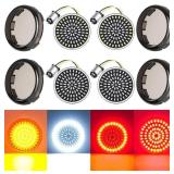 PBYMT 2 INCH TURN SIGNALS, 81 LEDS FRONT REAR TURN