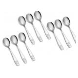 TODDLER SPOONS, 9-PIECE STAINLESS STEEL KIDS FLATW