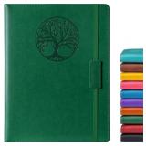 BIUWORY B5 LEATHER JOURNAL NOTEBOOK, 256 LINED PAG
