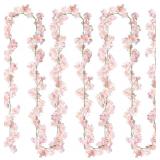 SGGVECSY CHERRY BLOSSOM GARLAND ARTIFICIAL CHERRY
