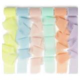 PASTEL MACARON CHIFFON RIBBON - 1.5 INCH X 3 YDS C