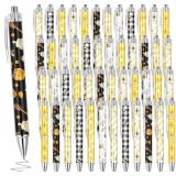 PASIMY 48 PCS BEE PENS BULK BEE THEME BALLPOINT PE