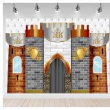 MOCSICKA MEDIEVAL CASTLE BACKDROP 7X5FT ROYAL KNIG