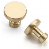 ASIDRAMA 20 PACK 1-1/4 INCH BRUSHED BRASS KITCHEN