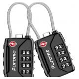 PUROMA 2 PACK TSA APPROVED LUGGAGE LOCKS 4 DIGIT C