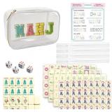 MINI MAHJONG SET,AMERICAN MAHJONG GAME SET,COMPLET