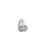 1 LOT (2) 1.75 IN. W CHROME CLOSET ROD POLE CUP