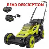 $249 RYOBI ONE+ 18V 13 IN. CORDLESS BATTERY WALK B