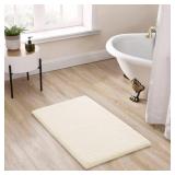 MARSHMALLOW IVORY 24 IN. X 40 IN. BATH MAT