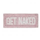 GET NAKED 24 IN. X 60 IN. BLUSH PINK TYPOGRAPHY PO