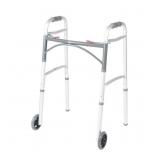 PRESERVETECH DELUXE TWO BUTTON FOLDING WALKER WITH
