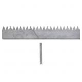 48 IN. X 8 IN. COR-TEN STEEL HAMMER-IN LANDSCAPE E