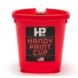 HANDY PAINT CUP RED 1 PT PAINT PAIL