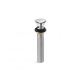 PREMIUM CLICKER DRAIN WITH OVERFLOW IN POLISHED CH