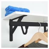1 LOT (10) 18 IN. - 30 IN. ADJUSTABLE CLOSET ROD-M