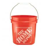 THE HOME DEPOT 2 GAL. ORANGE PAINT BUCKET