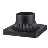 CANBY 5.5 IN. RUST SQUARE PIER MOUNT BASE FOR 3 IN