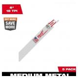 6 IN. 18 TPI MEDIUM METAL CUTTING SAWZALL RECIPROC
