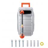 $158 GARDEN HOSE REEL, 1/2 IN. X 145 FT. WALL-MOUN