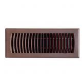 1 LOT (2) 4 IN. X 12 IN. PLASTIC FLOOR REGISTER IN