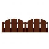 60 FT. X 4.5 IN. BROWN DECORATIVE ADIRONDACK NO-DI