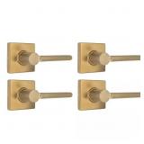 TONEBRIDGE BRUSHED GOLD HALL/CLOSET DOOR LEVER WIT