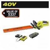 $169 RYOBI 40V 24 IN. CORDLESS BATTERY HEDGE TRIMM