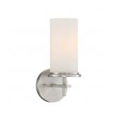 HAISLEY 5 IN. 1-LIGHT BRUSHED NICKEL VANITY LIGHT