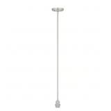 BRUSHED NICKEL PENDANT LIGHT KIT WITH FULL METAL R