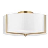 ALLEN + ROTH FOWLER 2 -LIGHT 13.25-IN BRUSHED GOLD