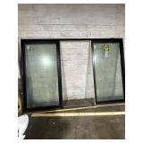 144IN X 96IN PELLA TRIPPLE WINDOW WALL WITH METAL