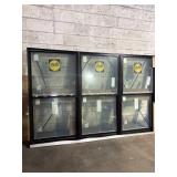 111IN X 71IN PELLA TRIPLE METAL CLAD SLIDING WINDO