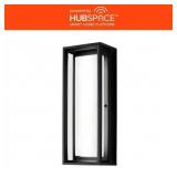 ROCKWOOD 14.93 IN. BLACK MODERN INTEGRATED LED COL