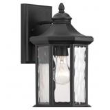 EDITION COLLECTION 1-LIGHT TEXTURED BLACK CLEAR WA