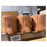 1 LOT OF (3) STUMP POPCORN BUCKETS