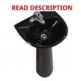 $185 16 IN. W SMALL PEDESTAL COMBO VITREOUS CHINA
