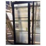 35.5IN X 92IN TRI VEIW SLIDING DOOR INSERT, BLACK