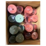 1 LOT OF (16) ASSORTED 3 PIECE JAR WITH TRAY SET