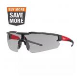 1 LOT OF 4-GRAY SAFETY GLASSES ANTI-SCRATCH LENSES