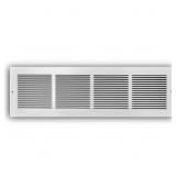 24 IN. X 6 IN. 1-WAY STEEL BASEBOARD RETURN AIR GR