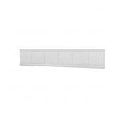 1 LOT OF 8-SNAP-IN FILTER 3 FT. WHITE VINYL MICRO-