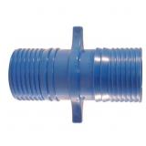 1 LOT 17-1-1/4 IN. X 1-1/4 IN. BARB INSERT BLUE TW
