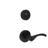 PRIMROSE MATTE BLACK SINGLE CYLINDER DOOR LEVER CO