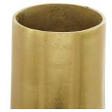 $225 31 IN. GOLD ALUMINUM METAL DECORATIVE VASE