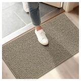 BEQHAUSE DIRT TRAPPER DOOR MAT 17" X 30", NON-SLIP