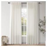 NANSPRING NATURAL LINEN CURTAINS 84 INCH LENGTH 2