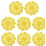 UXCELL CROCHET DOILIES, 8PCS 8" - HANDMADE CROCHET