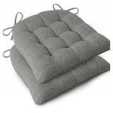 CHAIR CUSHIONS FOR DINING CHAIRS SET OF 2 18X16.5X