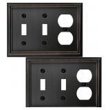 OKAWYC DOUBLE TOGGLE/SINGLE DUPLEX LIGHT SWITCH CO
