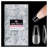 UNA GELLA COFFIN NAILS TIPS 504PCS 12 SIZES, PRE-B